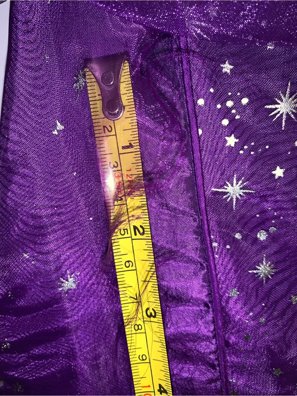 Size: 8 Purple Starry Princess/Fairy Costume Dress